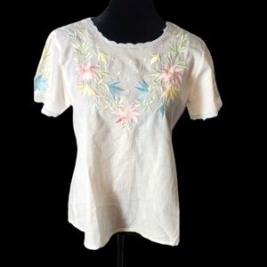 🌸Vintage 80s Cotton Top